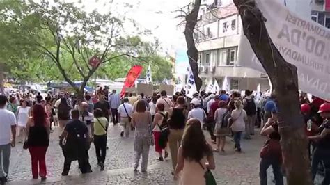 Protests In Ankara Turkey Youtube