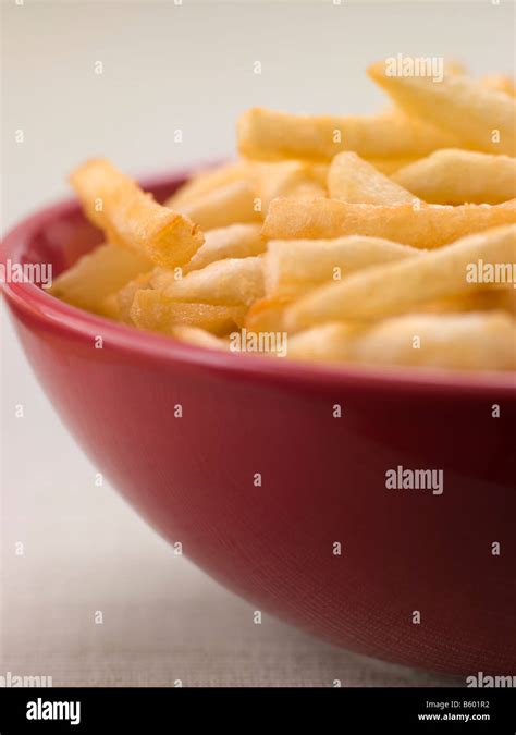 Bowl Of Chips Stock Photo Alamy