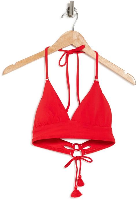 Robin Piccone Gigi Triangle Bikini Top ShopStyle Two Piece Swimsuits
