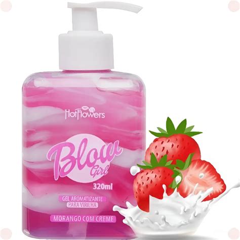 Blow Girl Gel Hidratante Ntimo Aroma De Morango Ml Hot