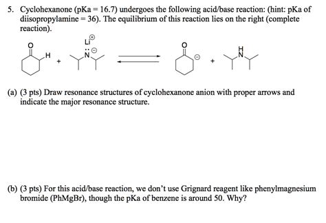 Cyclohexanone Resonance Structures