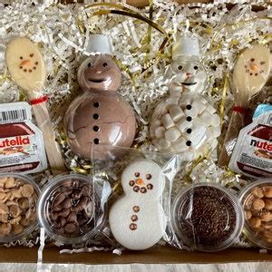 Snowman Gift Set Hot Cocoa Care Package Hot Cocoa Set Hot Cocoa Bar Hot Chocolate Snowman