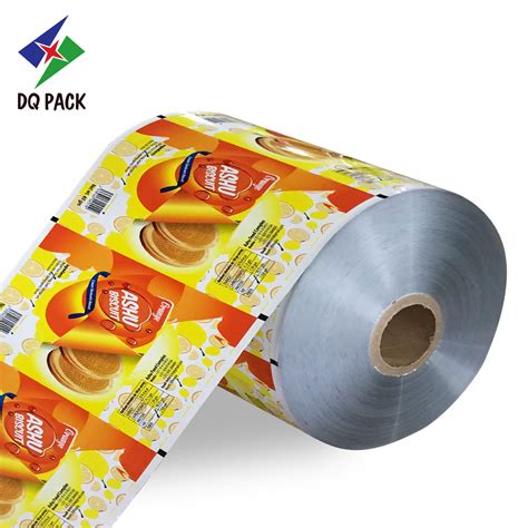 Dq Pack Gravring Printed Factory BOPP CPP Laminating Film Snack Cookies