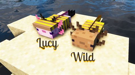 Buzzy Bee Axolotls Screenshots Minecraft Resource Packs Curseforge