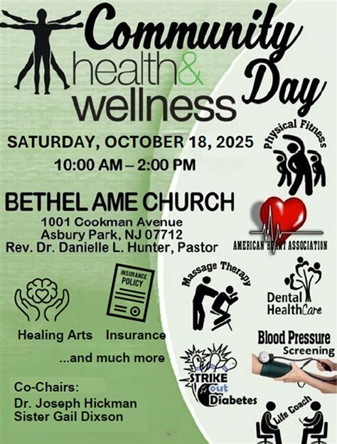 Oct 18 | Community Health & Wellness Day | Wall, NJ Patch