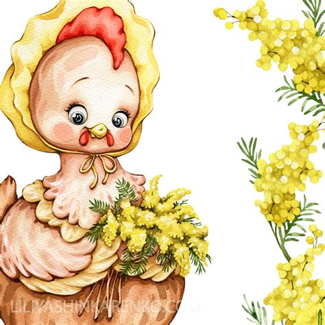 Пасхальные курочки иллюстрации — Liliya Shinkarenko
