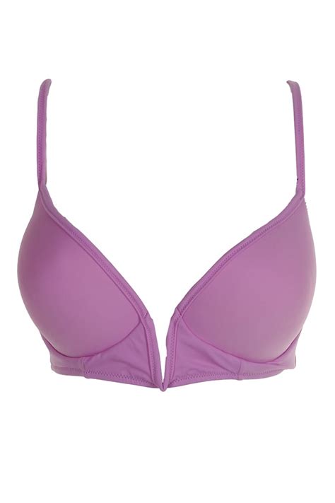 Sundazed Lavender Fields Maya Bra Sized V Wire Bikini Top 36B C