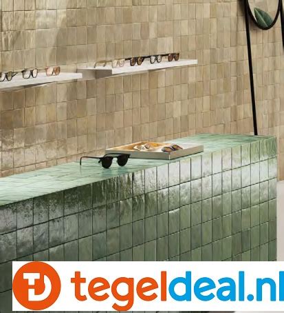 Marazzi Zellige Turchese M P X Cm Zellige Look Wandtegels Met