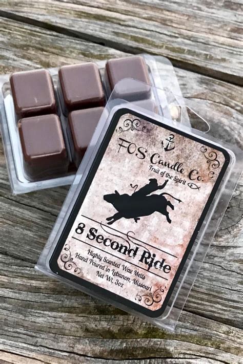 Leather ~ Scented Wax Melts ~ 8 Second Ride ~ Highly Scented Wax Melt ~ Saddle And Boot Shop ~ Pbr