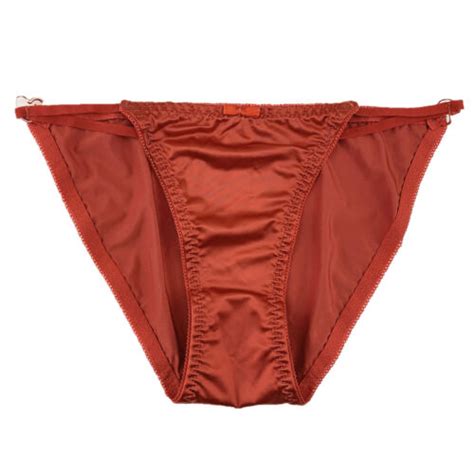 3 Or 5 Pcs Lot Women S Sexy Satin String Bikini Briefs Panties Fashion Underwear EBay