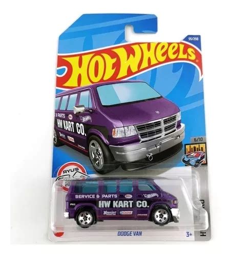 Hot Wheels Dodge Van Lote C Hw Kart Co Parcelamento Sem Juros