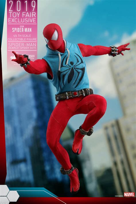 Hot Toys VGM34 漫威蜘蛛人蜘蛛人 緋紅蜘蛛戰衣 Spider Man Scarlet Spider Suit 1 6 比例人偶作品Toy Fair