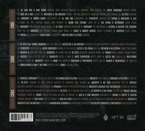 Masters Of Hardcore Chapter XLII Magnum Opus 3 CDs Jpc