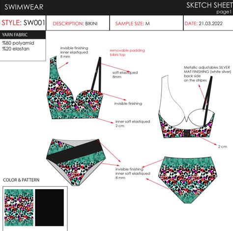 Do Fashion Design And Techpack Lingerie Swimwear And Activewear By Fascin Fiverr