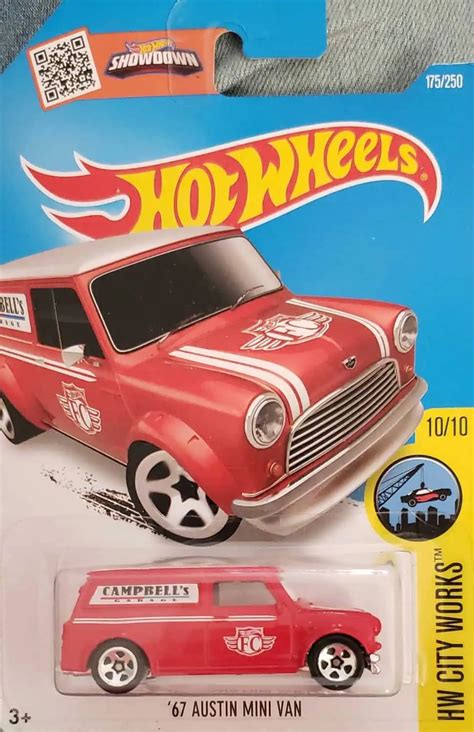 Hot Wheels City Works 67 Austin Mini Van Universo Hot Wheels