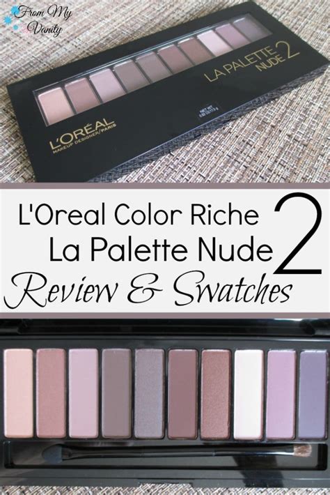 L Oreal Color Riche La Palette Nude Review