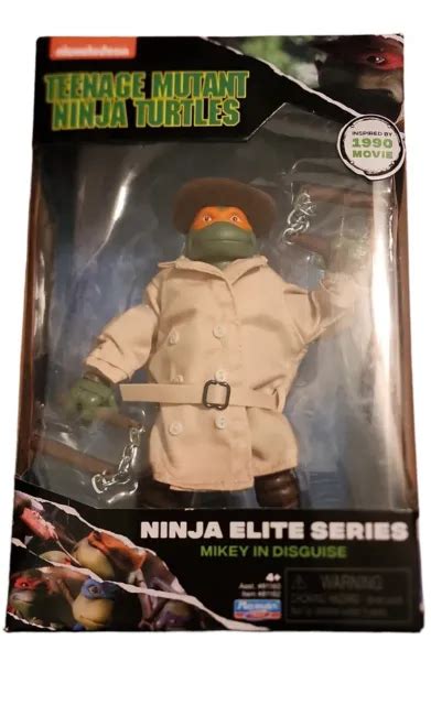 FIGURINE PLAYMATES TEENAGE Mutant Ninja Turtles Elite Series Mikey