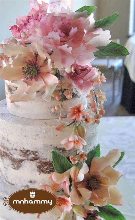 Rustic Semi Naked Cake Cake By Mnhammy By Sofia CakesDecor