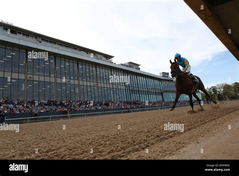 Hot Springs Arkansas Usa Th Apr American Pharoah With Jockey Victor Espinoza Aboard