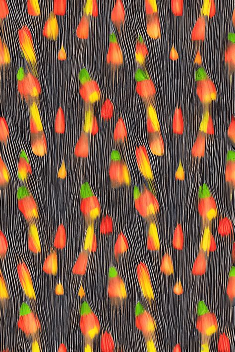 Candy Corn Stripes Watercolor Painting · Creative Fabrica