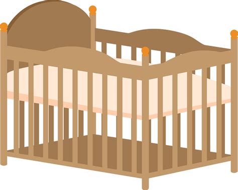 Baby Bed Craddle Free Vector Clipart Images On