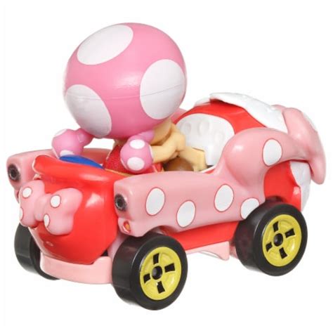 Mattel Hot Wheels Mario Kart Toadette Birthday Girl Toy Vehicle Ct Kroger