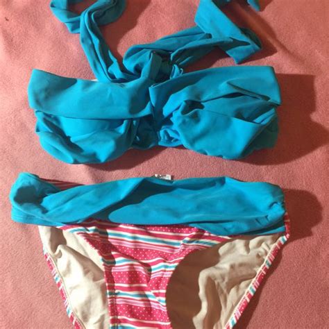 Tomato Two Piece Bikini Women S Fashion Swimwear Bikinis Swimsuits On Carousell