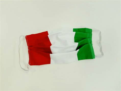 Italian Flag Face Mask And Christmas Tree Ornaments