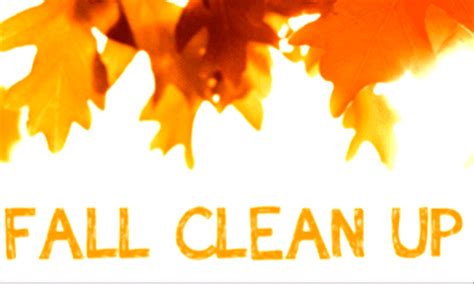 FALL Clean Up Day Sat Nov 12th Holy Spirit Catholic Church