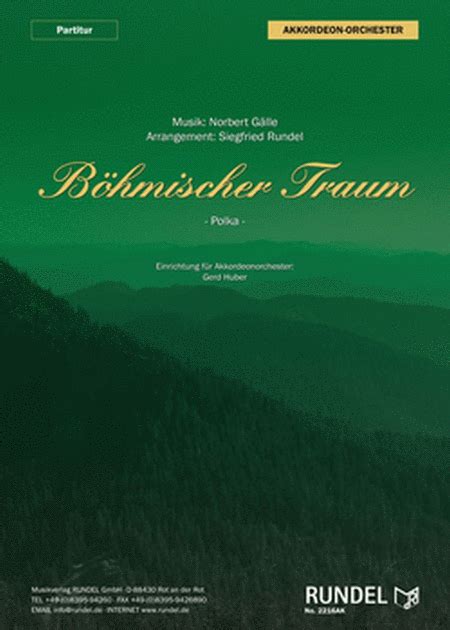 Böhmischer Traum Accordion Orchestra Sheet Music Sheet Music Plus