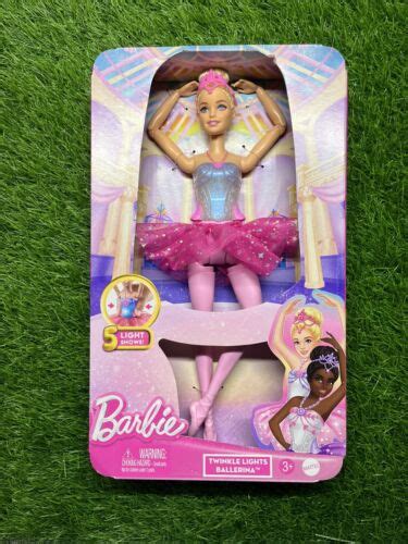 Mattel Barbie Dreamtopia Twinkle Lights Ballerina Posable Doll Blonde Light Up EBay