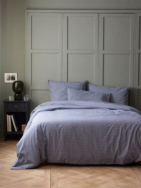 Housse de couette percale de coton "Vichy" - Cyrillus FR