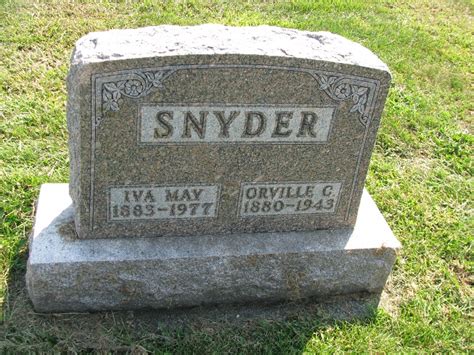 Orville Clarence Snyder 1880 1943 Homenaje De Find A Grave