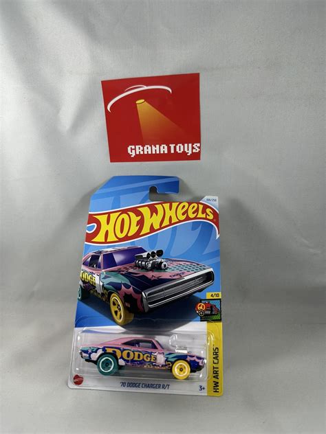 Dodge Charger R T Art Cars Hot Wheels Case L Grana Toys