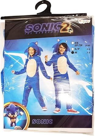 Disguise Costumes Sonic The Hedgehog Movie Fancy Dress Costume For 7 8