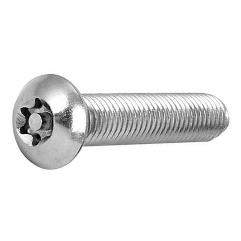 Security socket screws - button head with post torx socket