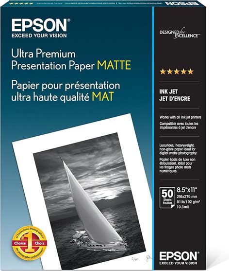 Epson Ultra Premium Presentation Paper Matte X Inches Sheets