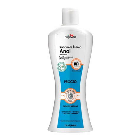 Sabonete Íntimo Anal Procto Extratos Naturais 130ml Hot Flowers