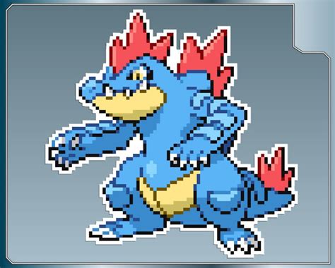 Feraligatr Sprite Vinyl Decal Sticker From Pokemon Sticker For Etsy