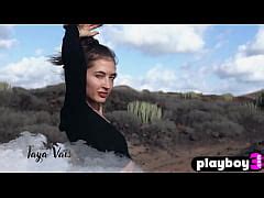 Petite Small Tits Russian Teen Taya Vais Posed Naked During Hot Outdoor Posing For Playboy Xxx