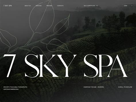 7 SKY SPA - Awwwards Honorable Mention