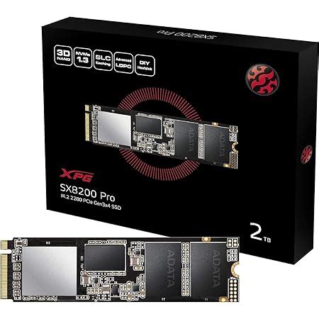 ADATA XPG SX8200 Pro 1TB M.2 Gaming Solid State Drive (SSD), black ...