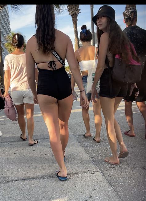 Pawg In Thong Strutting Her Tan Jiggly Ass On The Beach In Front Of