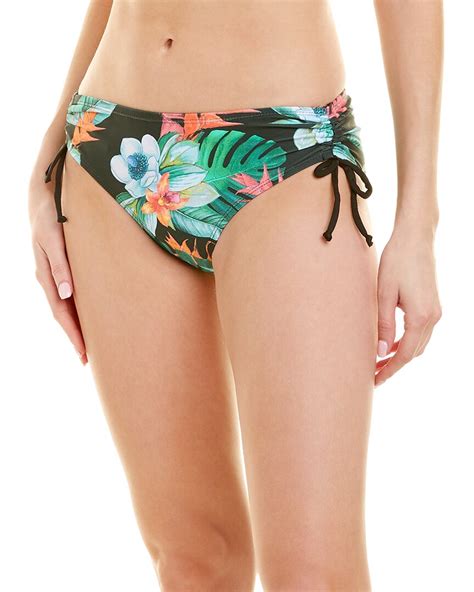 Next Destination Mid Rise Side Cinch Bikini Bottom Women Paolita Store