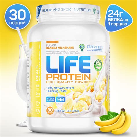 Протеин/Сывороточный протеин/Изолят сывороточного белка/ Life Protein ...