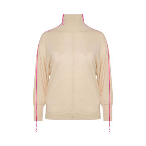Nude Off White Nobel Turtleneck Sweater Mitchell Stores