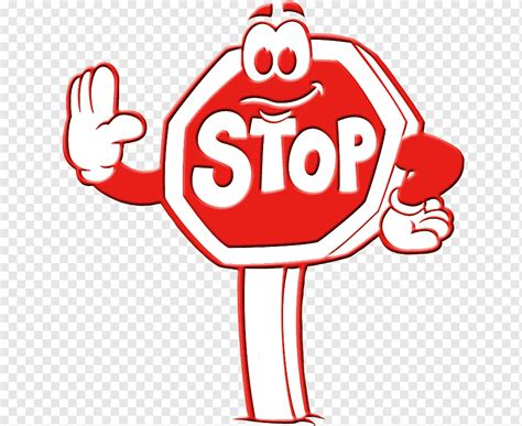Stop Sign Cartoon Image