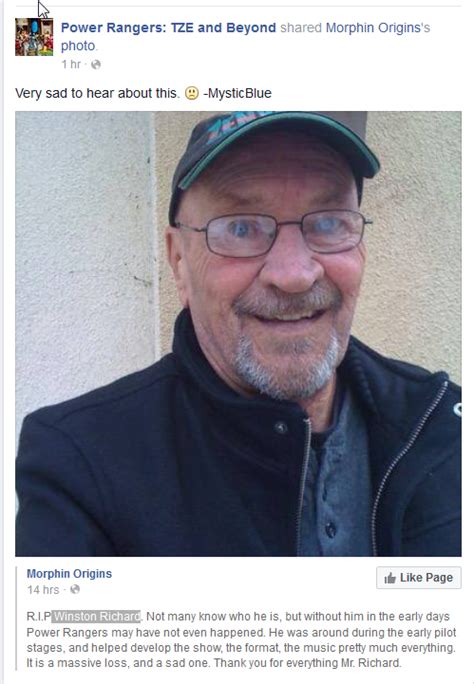 Winston Richard played Zordon in the Turbo movie, Any idea of who this ...