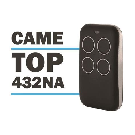 CAME TOP432NA Télécommande 433Mhz - Cdiscount Bricolage