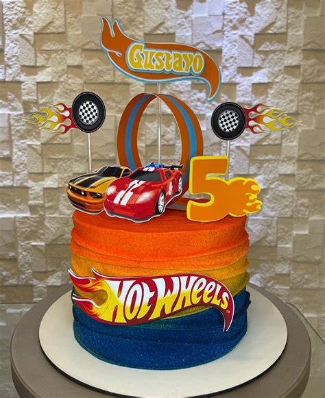 Bolo Hot Wheels Para Festa De Anivers Rio